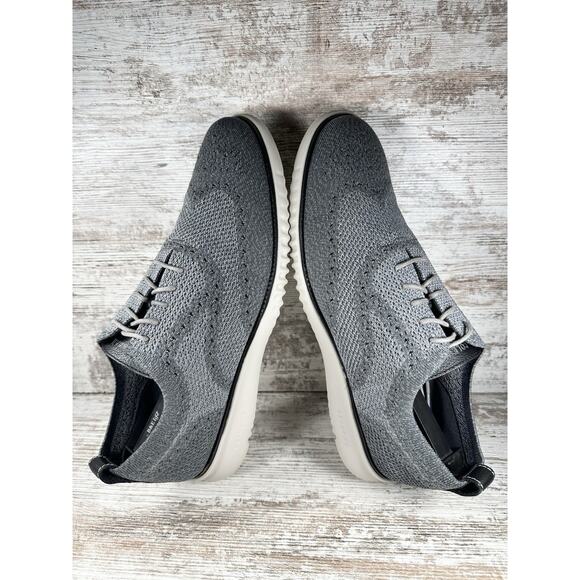 Men\'s Cole Haan 2.ZeroGrand Gray Stitchlite Wingtip Oxfords Sz 12M EUC! main image 8